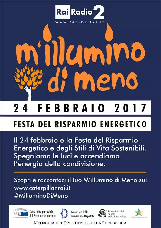 locandina m'illumino di meno