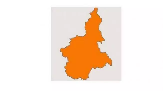 Piemonte in zona arancione