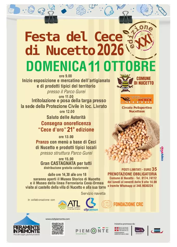 locandina Festa del Cece 2026